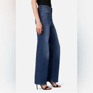 Joe's Womens Jeans Dark Blue Flare & Wide Leg Size 30